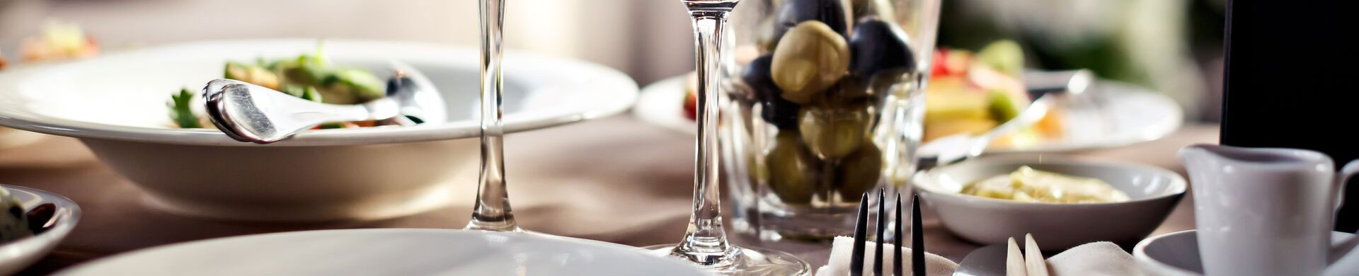 dining option in senior living extended image of table setting
