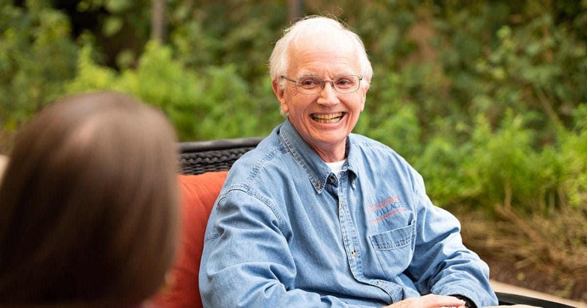 older man smiling in Austin, TX